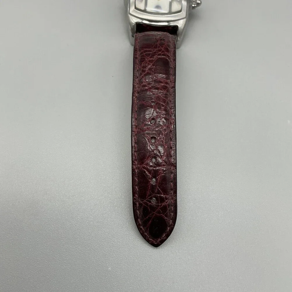 Invicta Lupah 2324 Womens Watch 33mm White MOP Dial Red Leather New Battery